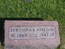 Efrusina K. Axelson Efrusina K. Axelson