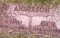 Einar G.. Anderson