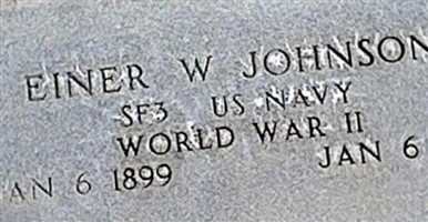 Einer W. Johnson Einer W. Johnson