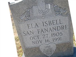 Ela Isbell San Fanandre