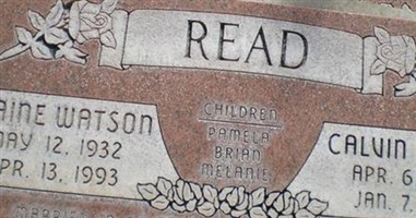 Elaine Frances Watson Read
