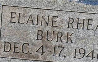 Elaine Rhea Burk Elaine Rhea Burk
