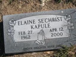 Elaine Se'christ Kapule