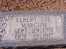 Elbert Lee Marcum Elbert Lee Marcum