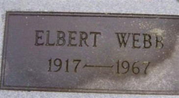 Elbert Webb