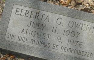 Elberta G Owens