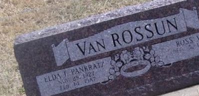 Elda L Pankratz Van Rossun