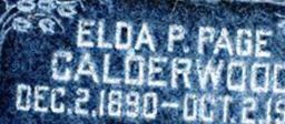 Elda Pearl Page Calderwood Elda Pearl Page Calderwood