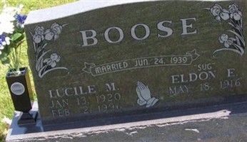 Eldon E "Sug" Boose Eldon E "Sug" Boose
