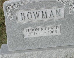 Eldon Richard Bowman Eldon Richard Bowman