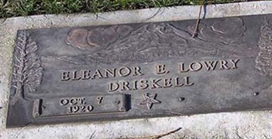 Eleanor E Lowry Driskell