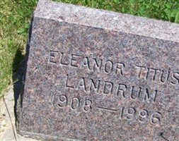 Eleanor Landrum Titus Eleanor Landrum Titus