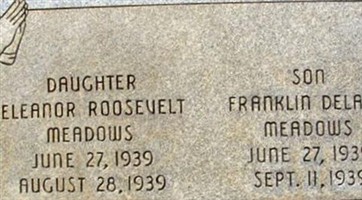 Eleanor Roosevelt (twin) Meadows