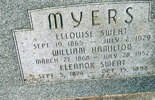 Eleanor Sweat Myers