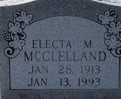 Electa M McClelland