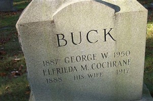 Elfrieda M. Cochrane Buck Elfrieda M. Cochrane Buck
