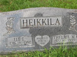 Eli Englebert Heikkila, Sr