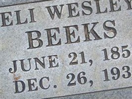 Eli Wesley Beeks Eli Wesley Beeks