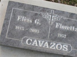Elias G. "Eli" Cavazos Elias G. "Eli" Cavazos