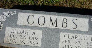 Elijah A Combs