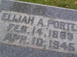 Elijah A. Porter Elijah A. Porter