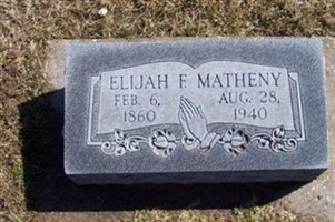 Elijah F Matheny