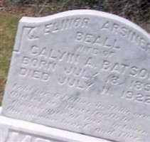 Elinor Arsiner Beall Batson Elinor Arsiner Beall Batson