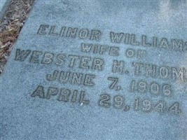 Elinor Williams Thomas Elinor Williams Thomas