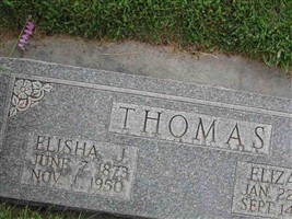 Elisha John Thomas Elisha John Thomas