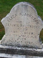 Eliza A Johnson Holbrook Eliza A Johnson Holbrook
