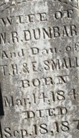 Eliza Ann Small Dunbar Eliza Ann Small Dunbar
