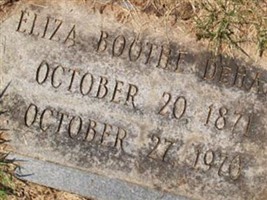 Eliza Boothe DeHart Eliza Boothe DeHart
