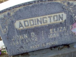Eliza F. Addington Eliza F. Addington