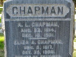 Eliza Ann Forman Burriss Chapman Eliza Ann Forman Burriss Chapman