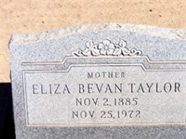 Eliza Frances Bevans Beals Taylor Eliza Frances Bevans Beals Taylor