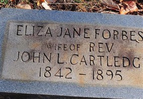Eliza Jane Forbes Cartledge Eliza Jane Forbes Cartledge