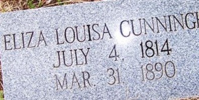 Eliza Louisa Cunningham Eliza Louisa Cunningham