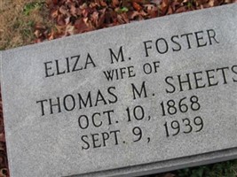 Eliza M. Foster Sheets