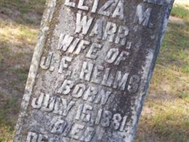Eliza M. Warr Helms Eliza M. Warr Helms