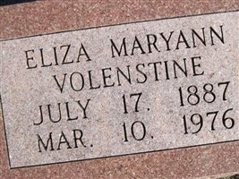 Eliza Maryann Volenstine
