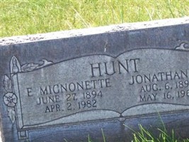 Eliza Mignonette Bauer Hunt Eliza Mignonette Bauer Hunt