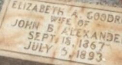 Elizabeth A Goodrum Alexander