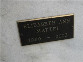 Elizabeth Ann Mattei Elizabeth Ann Mattei