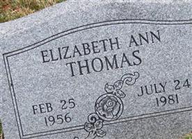 Elizabeth Ann Thomas