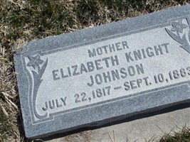 Elizabeth (Betsy) Knight Johnson