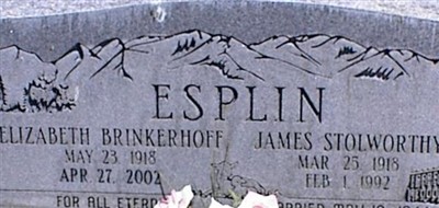 Elizabeth Brinkerhoff Esplin Elizabeth Brinkerhoff Esplin