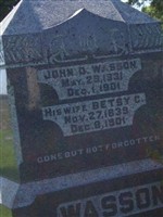 Elizabeth Clarissa "Betsy" Aldrich Wasson Elizabeth Clarissa "Betsy" Aldrich Wasson