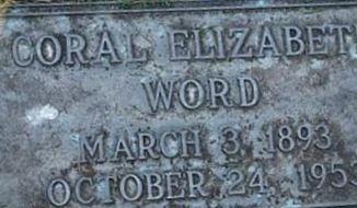 Elizabeth Coral Flanagan Word