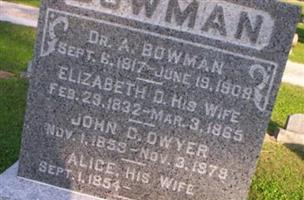 Elizabeth D Bowman