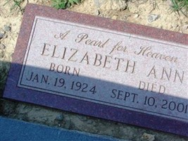 Elizabeth Ann (Davey) Roberts Reamy Elizabeth Ann (Davey) Roberts Reamy
